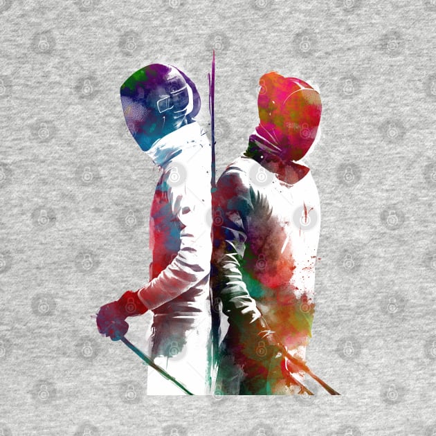 fencing sport art #fencing #sport by JBJart